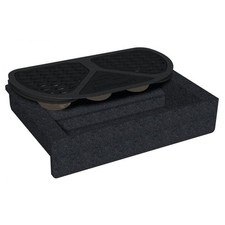 Caisson de basses vide sur mesure 3x 20cm Bass Box 25L pour BMW X6 F16 2014+