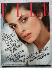 Rare!!French Magazine Elle Oct.1984 Inside Cindy Crawford By Steven Silverstein 