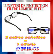 Lunettes Anti lumière bleue Anti-Radiation Protection des yeux écrans PC TV TEL