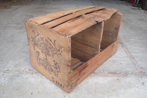 Ancienne caisse bois - en, à