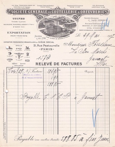 Paris coutelier orfevrerie - paris,