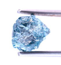 Diamant brut bleu naturel de