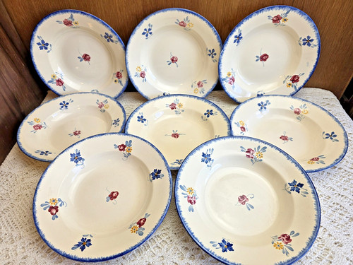 Ancien lot assiettes creuses - lot, 8