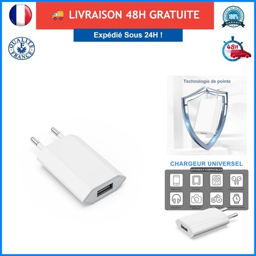 Chargeur secteur usb 5w - chargeur, 1a