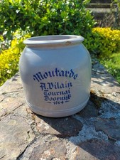 Grand moutardier en grès A