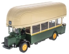 Bus parisien RENAULT TN4F 1940 version gaz de ville ligne 91 - HACHETTE - 1/43