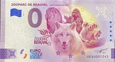 BILLET 0 EURO ZOO PARC DE BEAUVAL LOUP ET LION  2025 NUMERO DIVERS