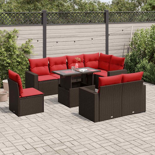 Salon jardin avec coussins - salon,