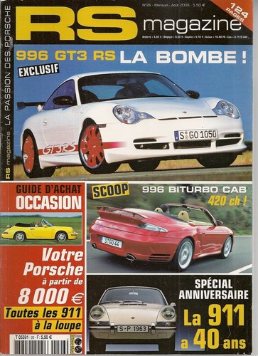 Magazine porsche 996 gt3 - magazine,