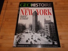 LIVRE / REVUE : GEO HISTOIRE : 1624-2001 NEW-YORK      LES GRANDES HEURES D