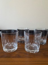 4 verres à whisky en cristal
