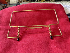 PORTE LIVRE OU CADRE - ANCIEN en LAITON DORÉ - 15X25 cm - PLIABLE - fin XIX ième