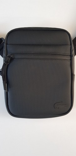 Sacoche zippée noire - noire, lacoste