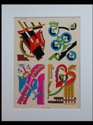 Serge gladky pochoir art deco - serge,