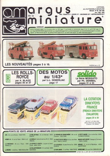 Argus miniature 85 - miniature,