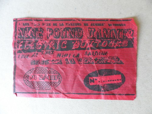 Ticket billet concert - ticket, nine