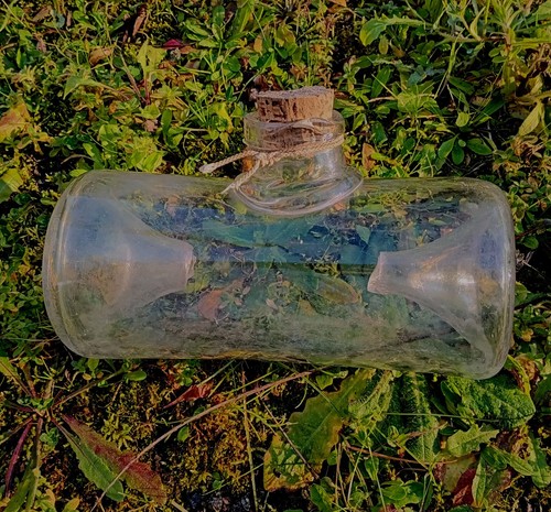 Ancienne bouteille vairons - bouteille, à