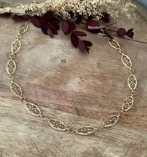 Collier Maillons Ciselés -