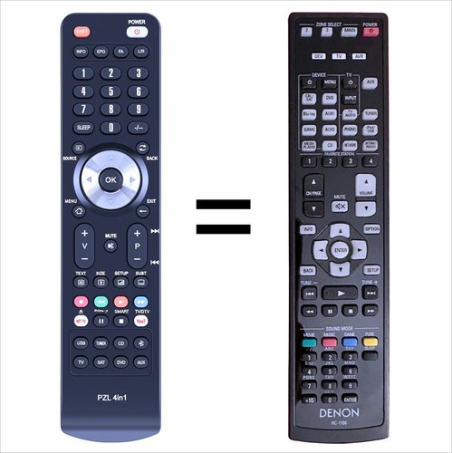 1166 replace remote control - rc-1166,
