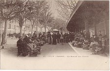 CPA -06-  CANNES - Le Marché aux Fleurs.