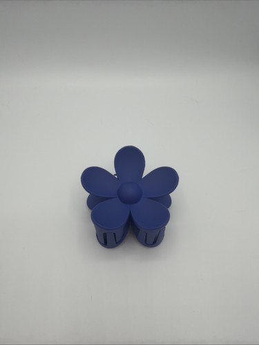 Pince cheveux fleur - pince, bleu