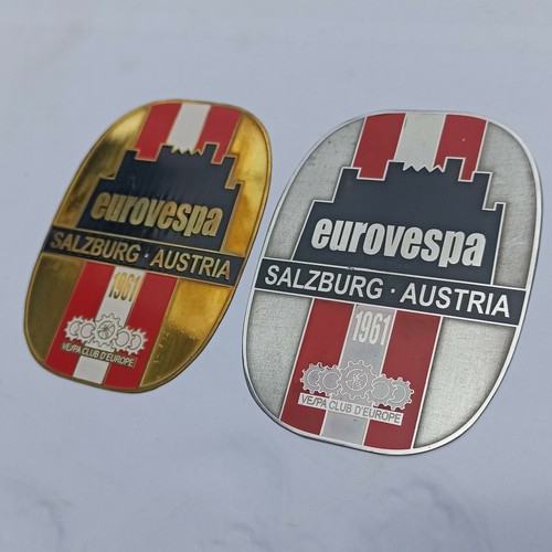 Vintage euro vespa badge - euro,