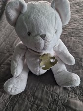 Doudou ours blanc foulard gris Lulu Castagnette SIMBA TOYS - 21203