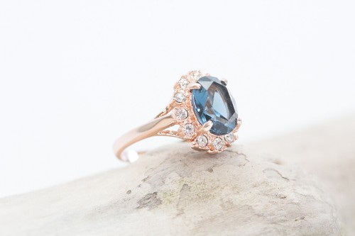 Royal blue cubic zirconia - royal,