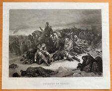 Gravure XIXe Retraite de