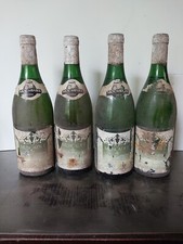 Lot de 4 bouteilles 1988 Muscadet Sèvre Et Maine Moc Et Baril