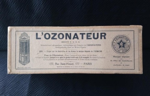 Boite vide ancienne
