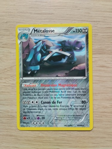 Carte pokémon métalosse - carte,