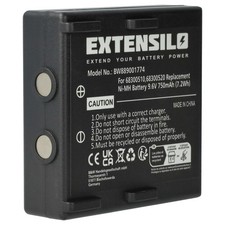 Batterie pour Potain 68300520 750mAh 9,6V