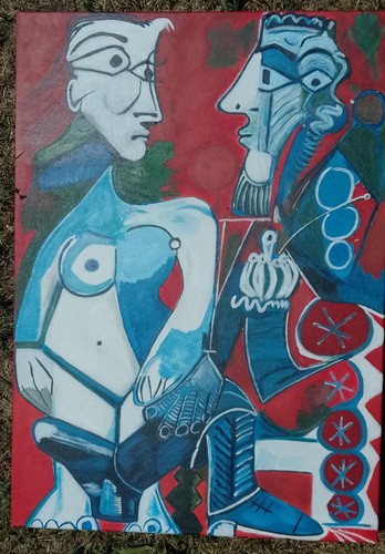 Picasso reproduction acrylic - picasso,