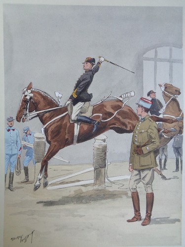 Gravure militaire maurice - militaire,