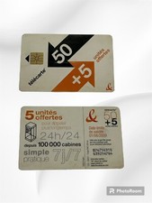  télécarte   50+5       50 u   (10)