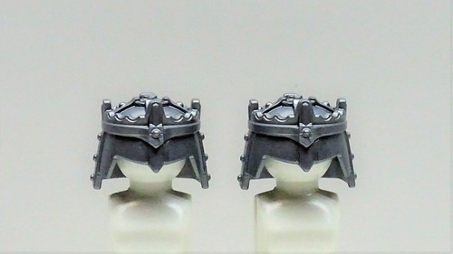 Casque couronne argent - casque,