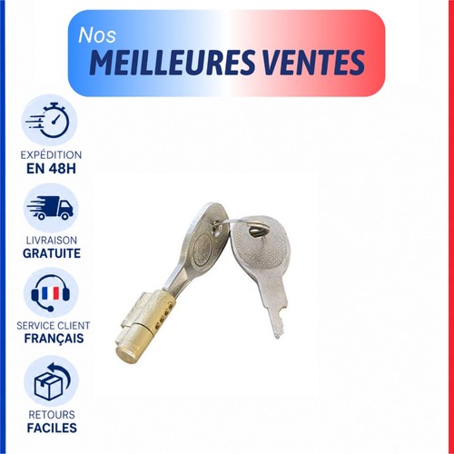 Serrure antivol barillet tête