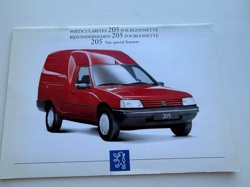 Peugeot 205 fourgonnette - 205,