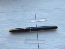 Stylo Plume Parker 75 laqué noir mat black lacquer FP