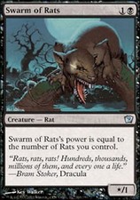 *MRM* FR/VF 4x Colonie de rats - Swarn of rats MTG 8ED-9ED