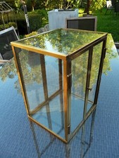 Ancienne Vitrine cuivre Apothicaire pharmacie médecine curiosité métier 19eme S