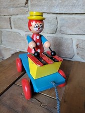 ANCIEN JOUET BOIS À TIRER