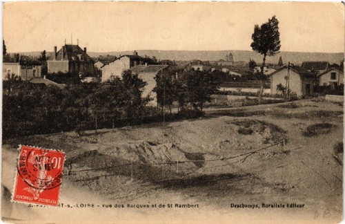 Cpa just sur loire vue - cpa, st-just-sur-loire