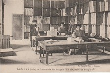 CPA 01 (Ain) OYONNAX / INDUSTRIE du PEIGNE / LE MAGASIN de PILAGE / ANIMEE