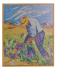 Grand tableau mosaïque XXL