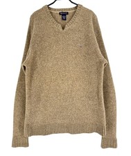 Gant Hommes 100% Laine Pull À Manches Longues Pull En Tricot Taille S