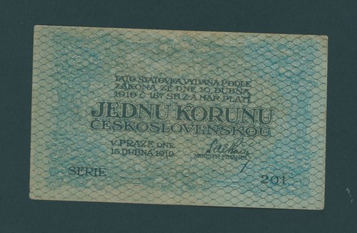 Czechoslovakia koruna 1919 - koruna,