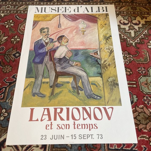 Larionov russe affiche - larionov,