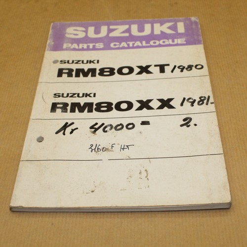Parts list suzuki - list, 80